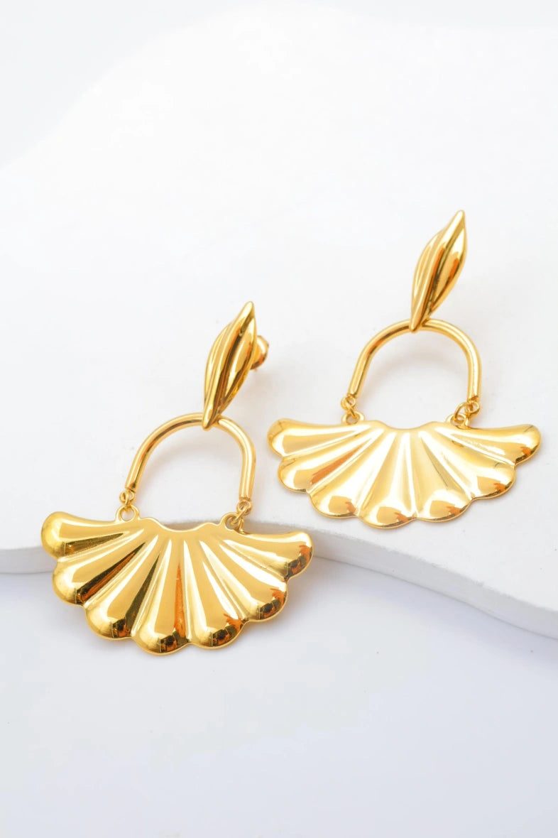 Boucles d'oreilles en acier inoxydable - DORÉ