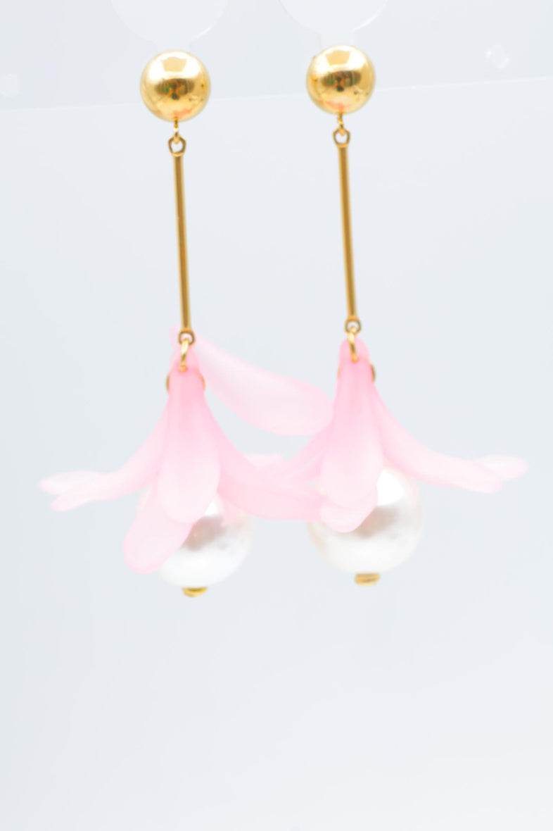 Boucles d'oreilles en acier inoxydable - ROSE