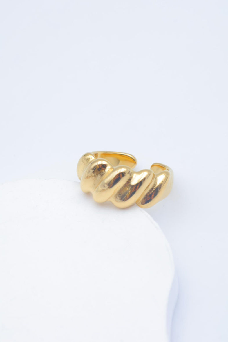 Bague en acier inoxydable ajustable - DORÉ