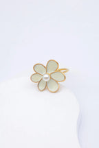 Bague en acier inoxydable ajustable - BLANC