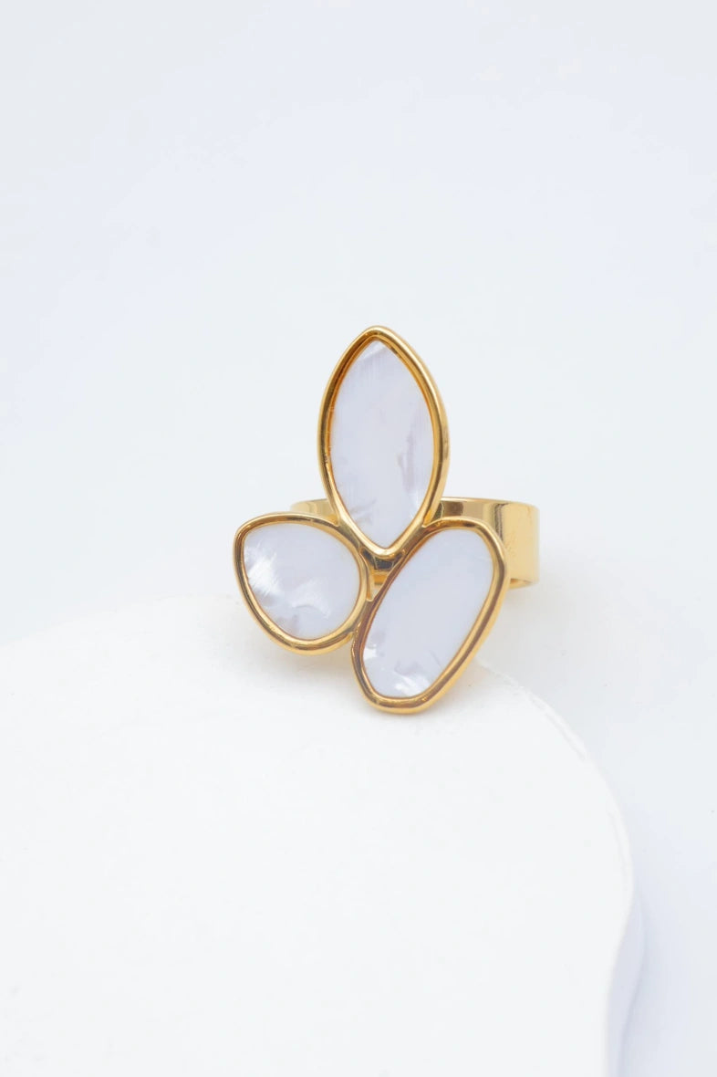 Bague en acier inoxydable ajustable - DORÉ