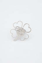 Bague en acier inoxydable ajustable - ARGENT