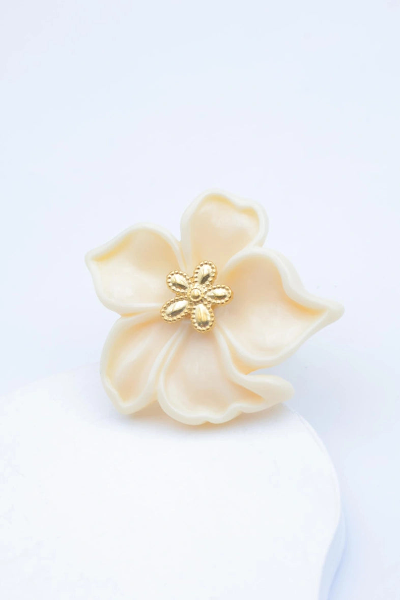 Bague en acier inoxydable ajustable - BLANC