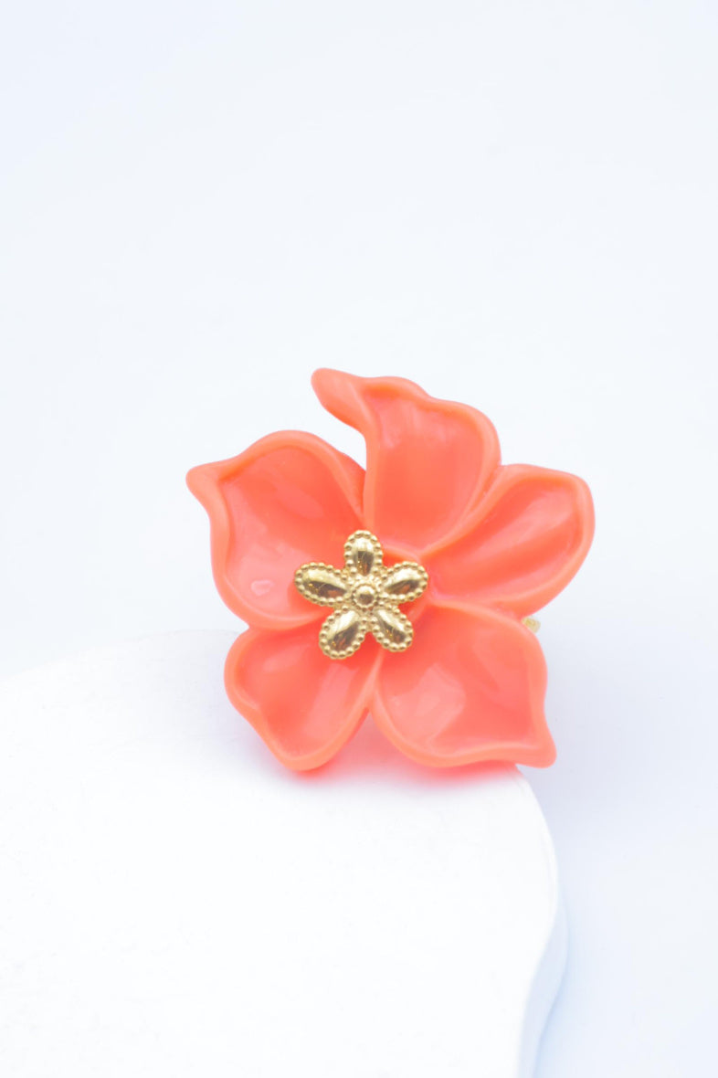 Bague en acier inoxydable ajustable - ORANGE