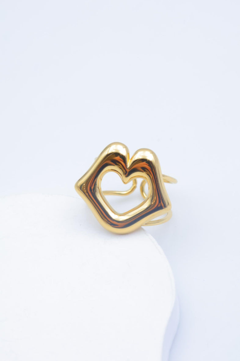 Bague en acier inoxydable ajustable - DORÉ