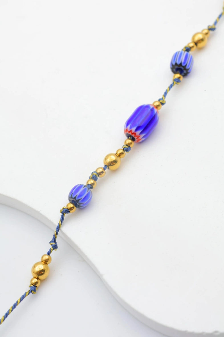 Bracelet en acier inoxydable - BLEU