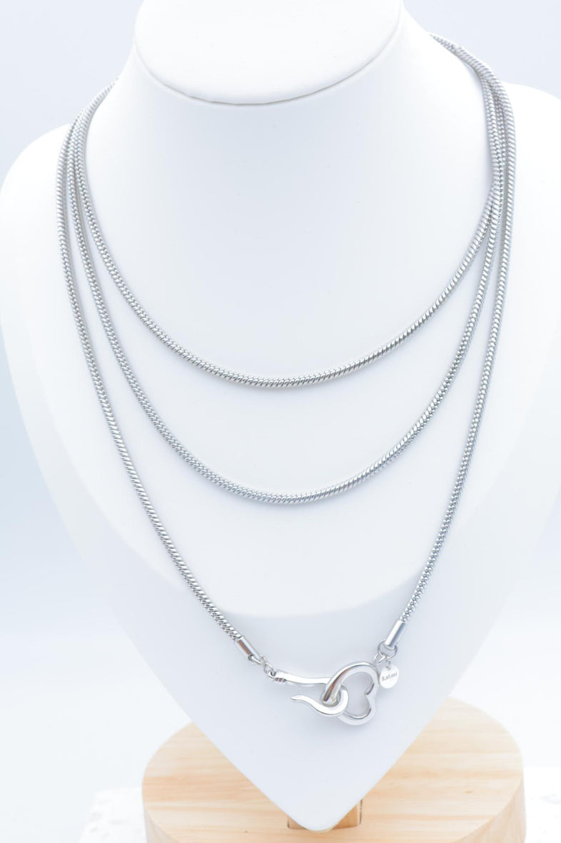 Collier en acier inoxydable - ARGENT