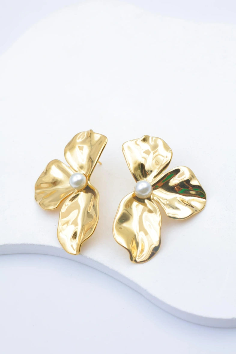 Boucles d'oreilles en acier inoxydable - DORÉ