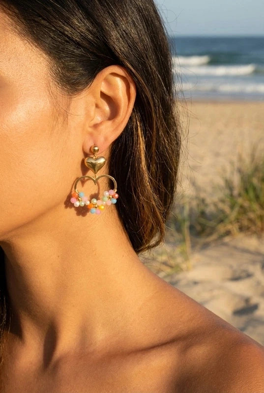 Boucles d’oreilles en acier inoxydable