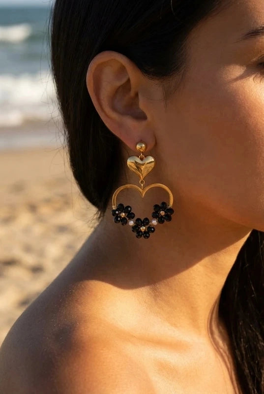 Boucles d’oreilles en acier inoxydable