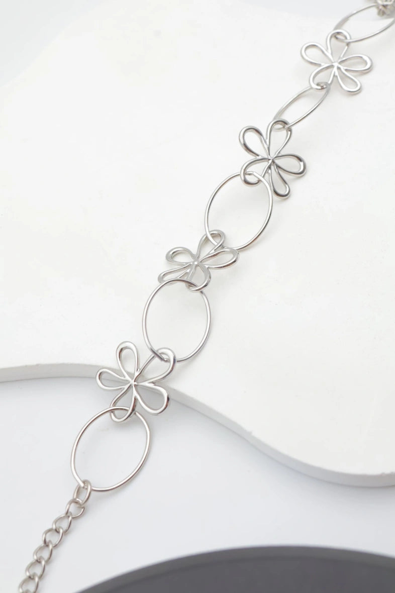 Bracelet en acier inoxydable - ARGENT