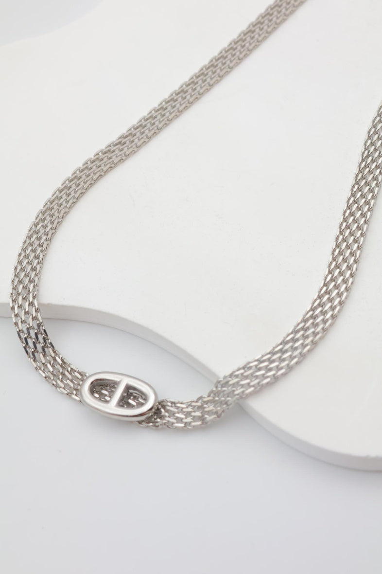 Collier en acier inoxydable - ARGENT