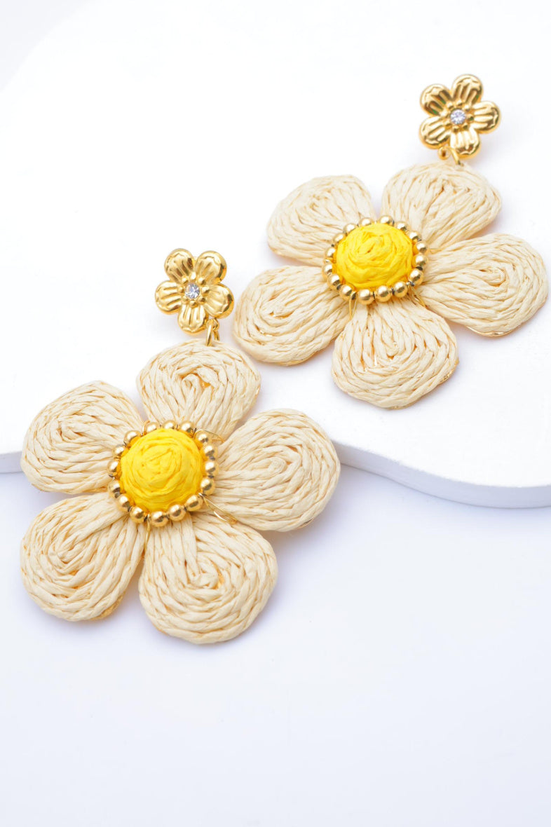 Boucles d'oreilles en acier inoxydable - BLANC