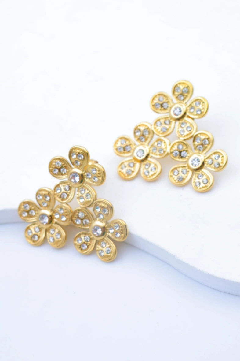 Boucles d'oreilles en acier inoxydable - DORÉ