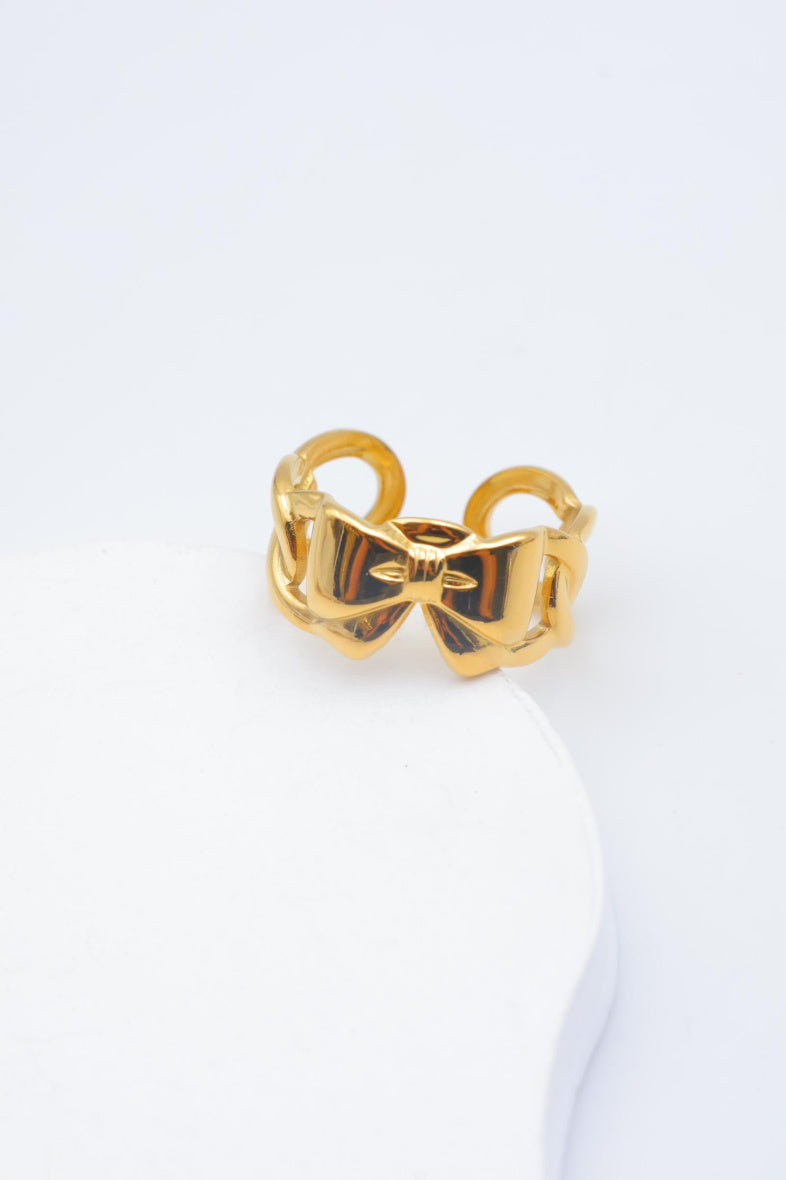 Bague en acier inoxydable ajustable - DORÉ