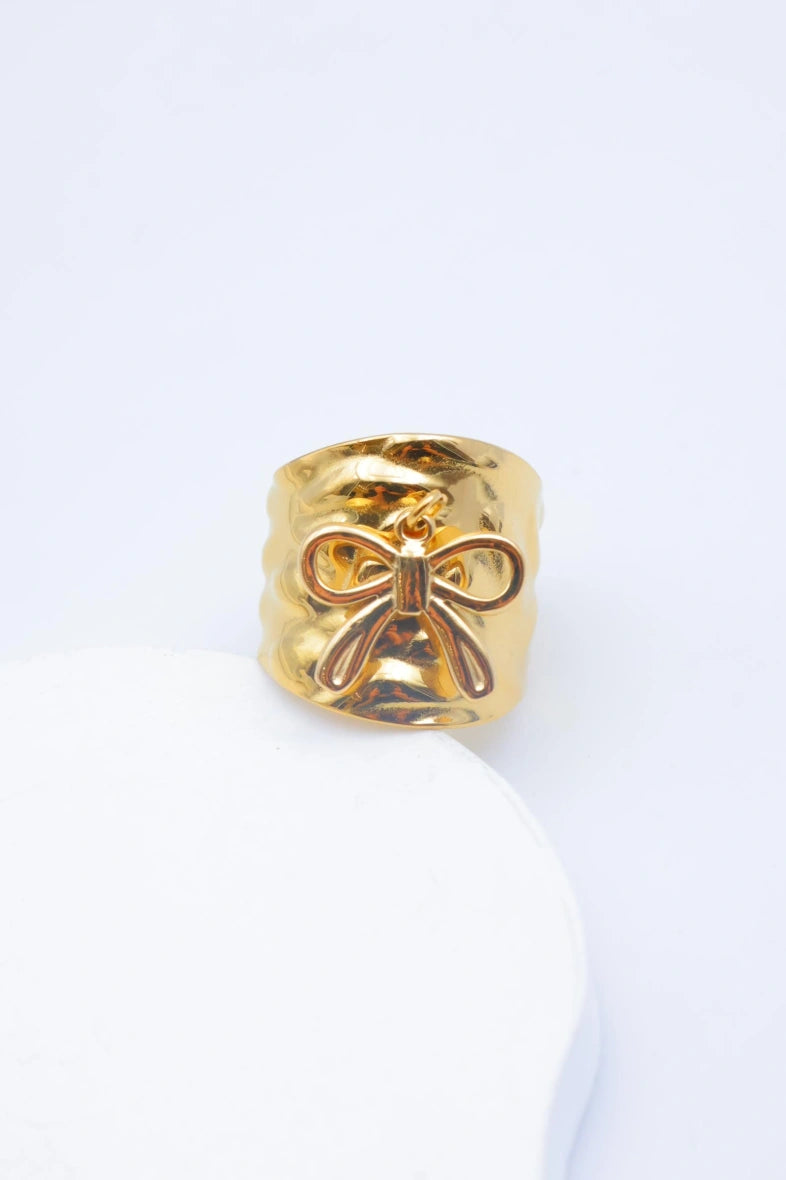 Bague en acier inoxydable ajustable - DORÉ