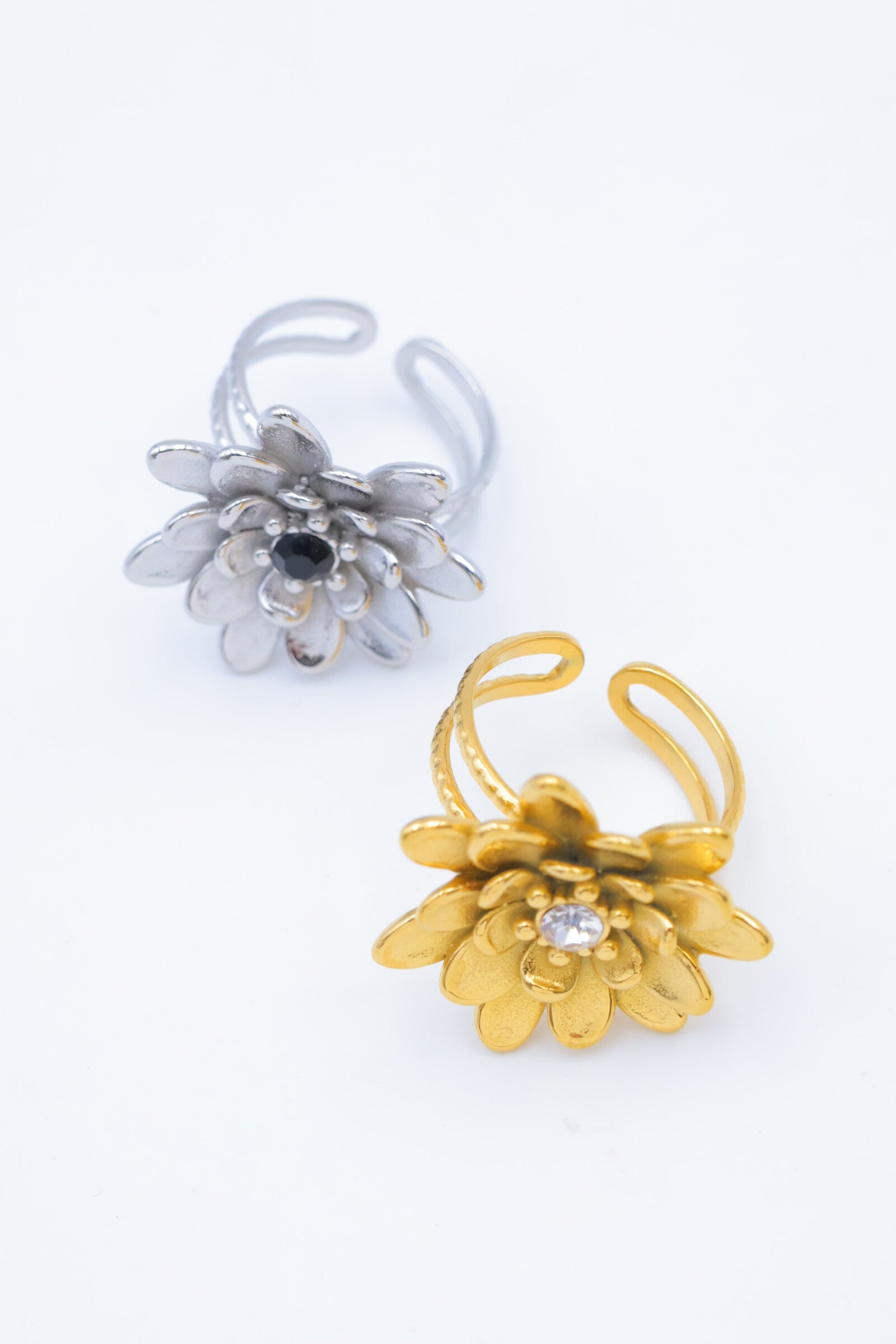 Bague en acier inoxydable ajustable - DORÉ