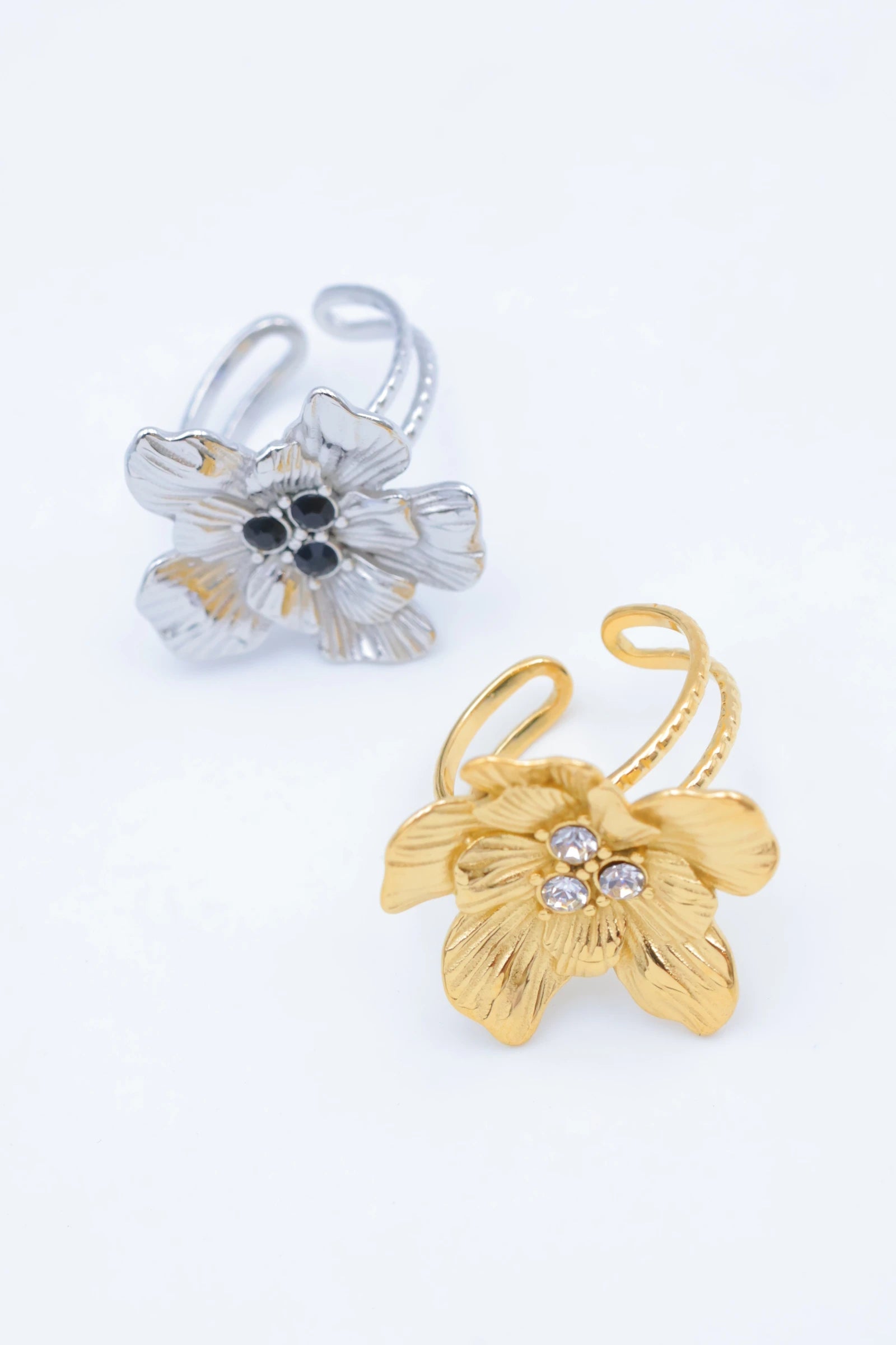 Bague en acier inoxydable ajustable - DORÉ