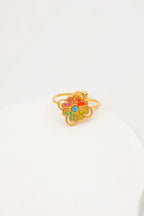 Bague en acier inoxydable ajustable - MULTICOLORE