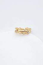 Bague en acier inoxydable ajustable - DORÉ