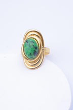 Bague en acier inoxydable ajustable - VERT