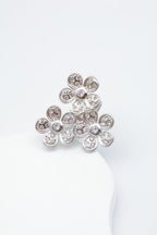 Bague en acier inoxydable ajustable - ARGENT