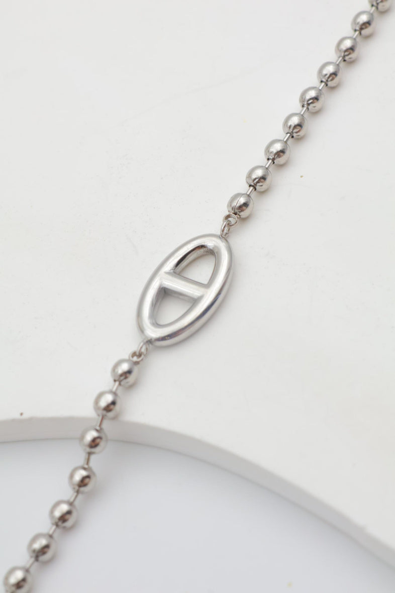 Bracelet en acier inoxydable - ARGENT