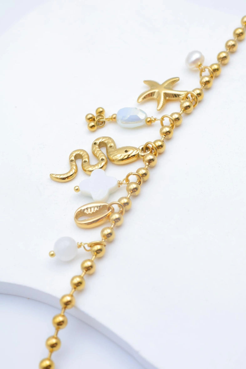 Bracelet en acier inoxydable - BLANC
