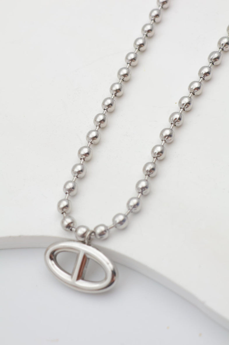 Collier en acier inoxydable - ARGENT