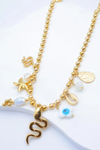 Collier en acier inoxydable - BLANC