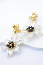 Boucles d'oreilles en acier inoxydable - NOIR