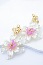 Boucles d'oreilles en acier inoxydable - VIOLET