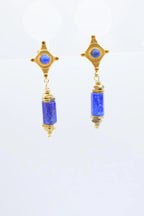 Boucles d'oreilles en acier inoxydable - BLEU