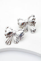 Boucles d'oreilles en acier inoxydable - ARGENT