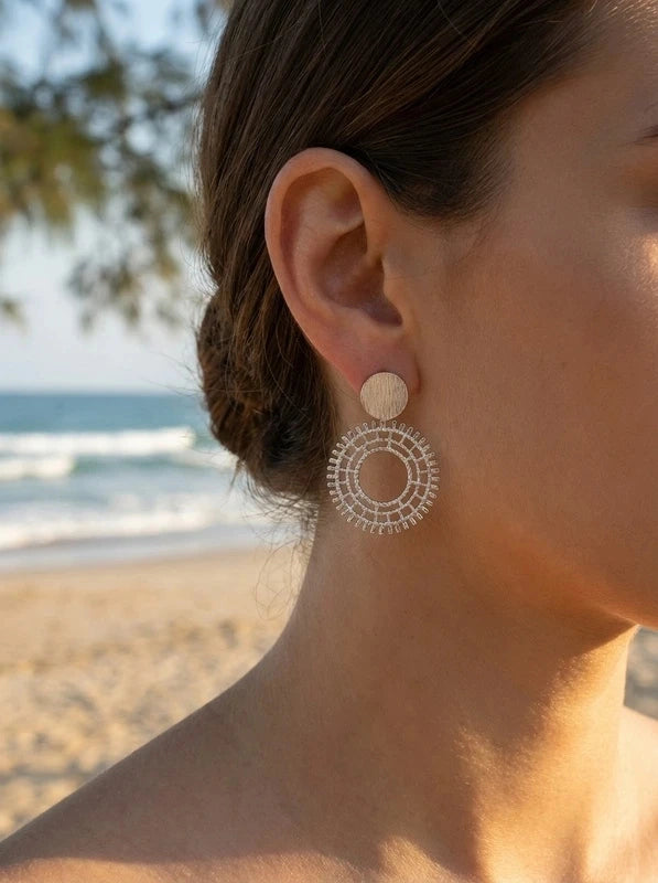 Boucles d’oreilles en acier inoxydable