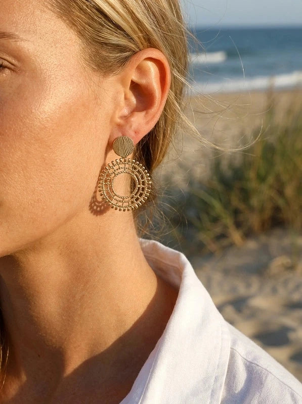 Boucles d’oreilles en acier inoxydable