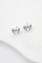 Boucles d'oreilles en acier inoxydable - ARGENT
