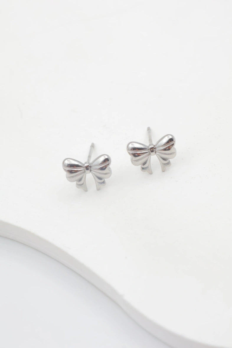 Boucles d'oreilles en acier inoxydable - ARGENT