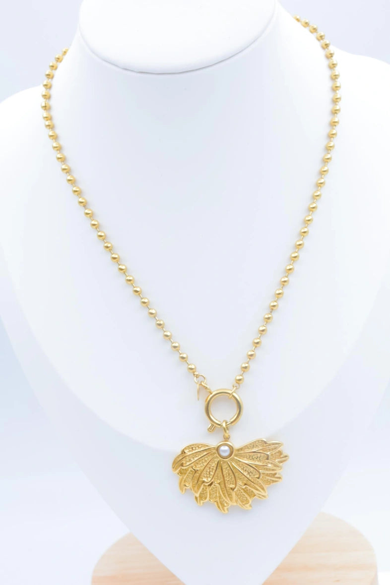 Collier en acier inoxydable - BLANC