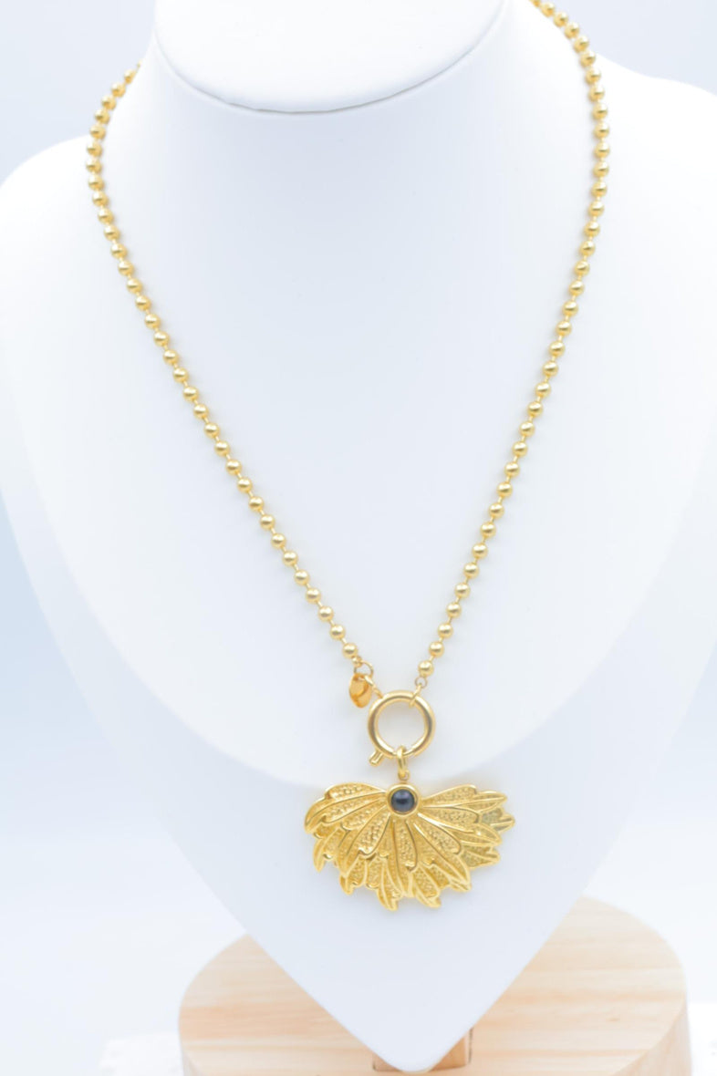 Collier en acier inoxydable - NOIR