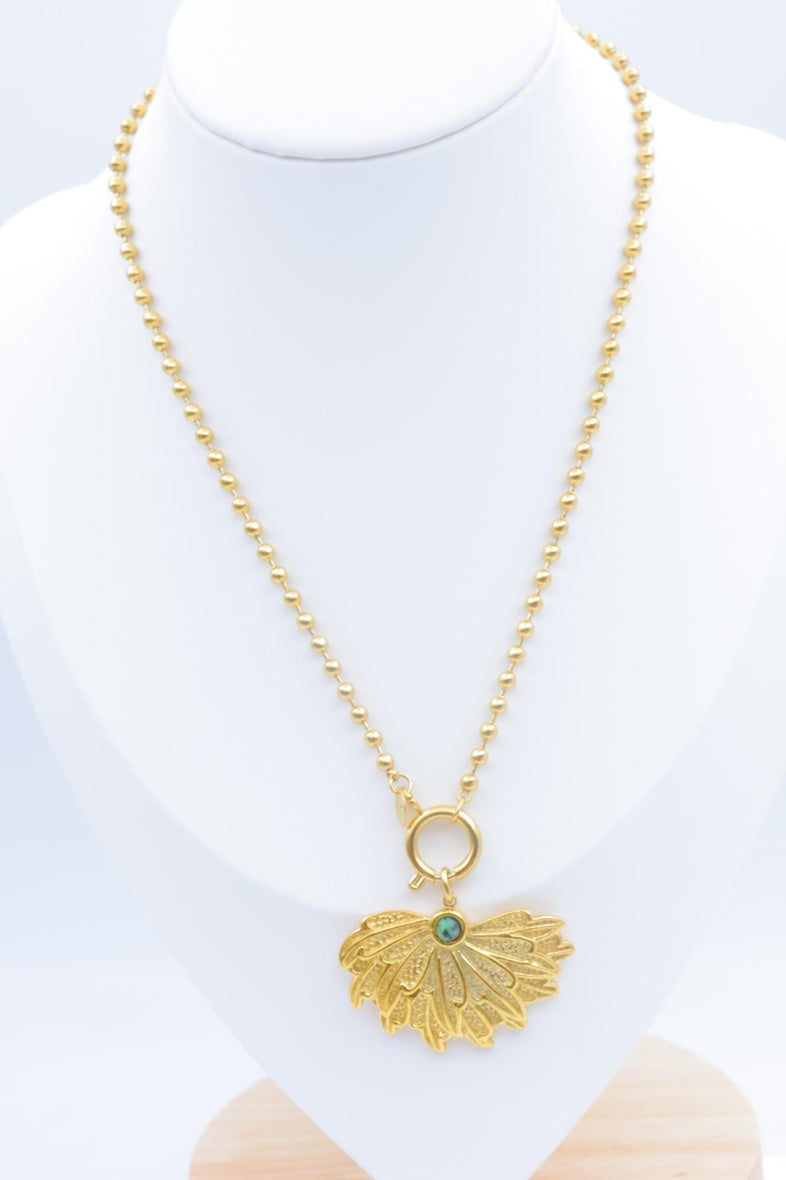 Collier en acier inoxydable - VERT