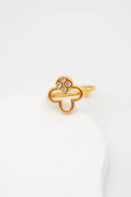 Bague en acier inoxydable ajustable - BLANC