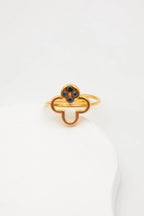 Bague en acier inoxydable ajustable - NOIR