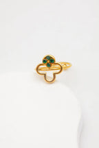 Bague en acier inoxydable ajustable - VERT