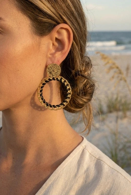 Boucles d’oreilles en acier inoxydable