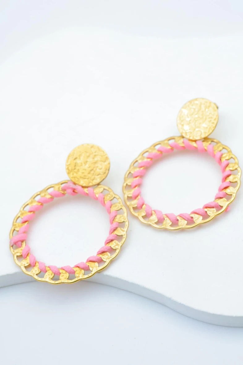 Boucles d’oreilles en acier inoxydable