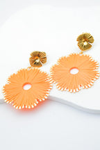 Boucles d'oreilles en acier inoxydable - ORANGE