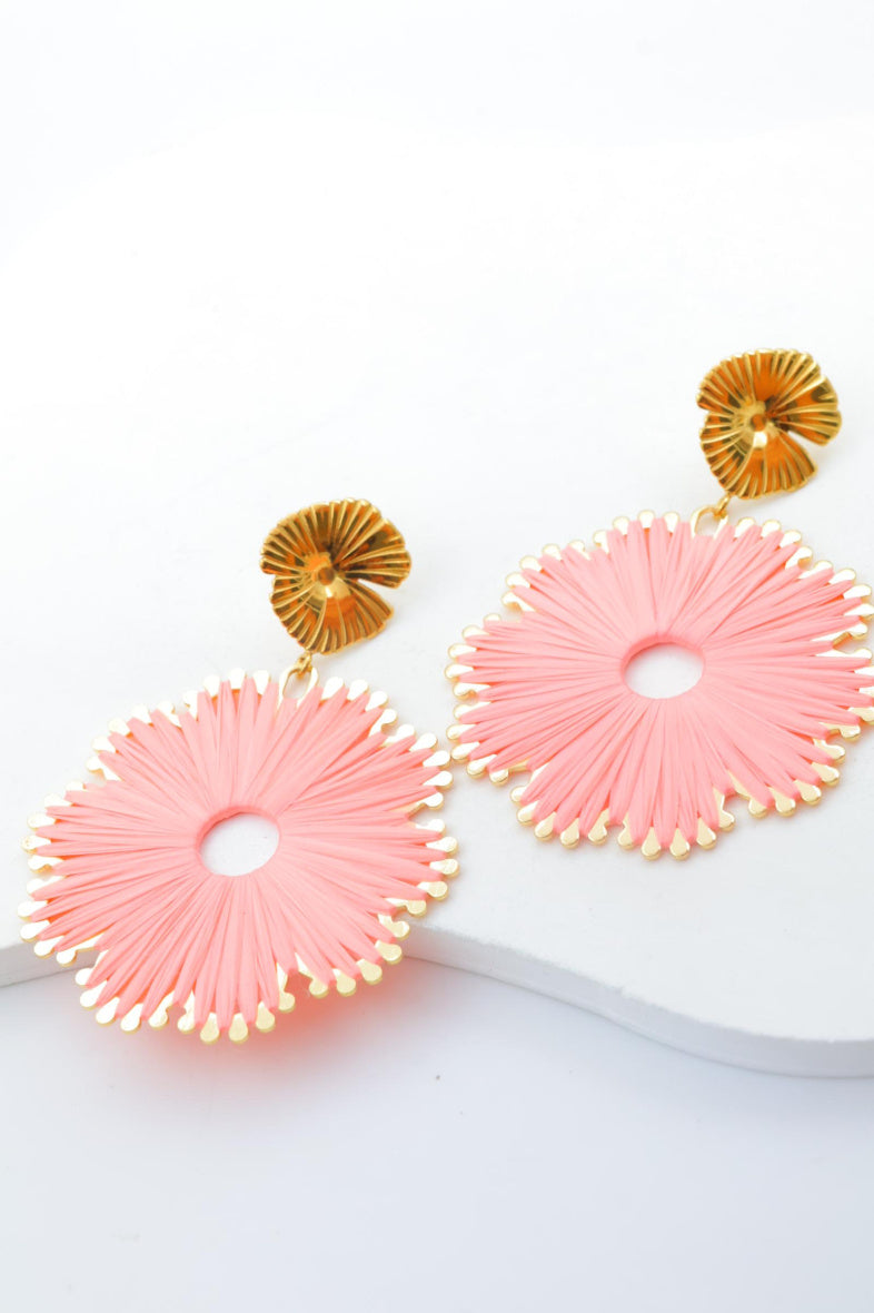 Boucles d'oreilles en acier inoxydable - ROSE