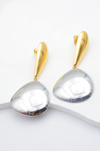 Boucles d'oreilles en acier inoxydable - ARGENT