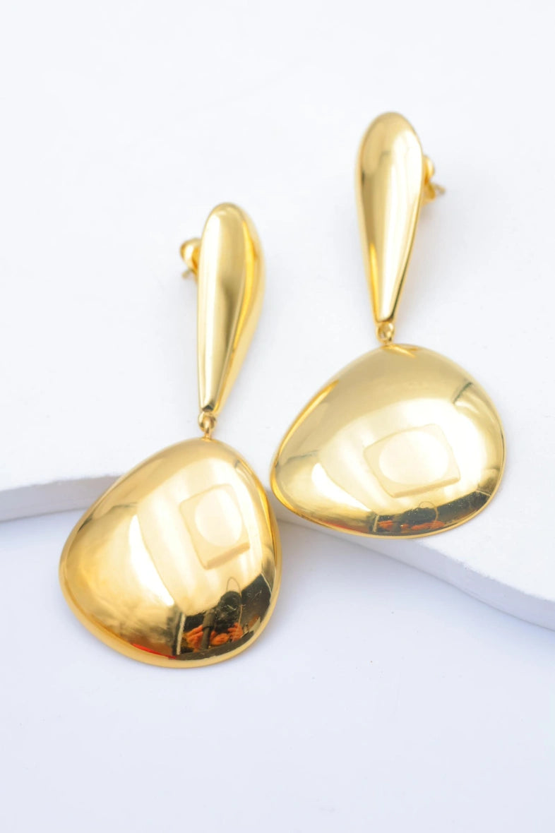 Boucles d'oreilles en acier inoxydable - DORÉ
